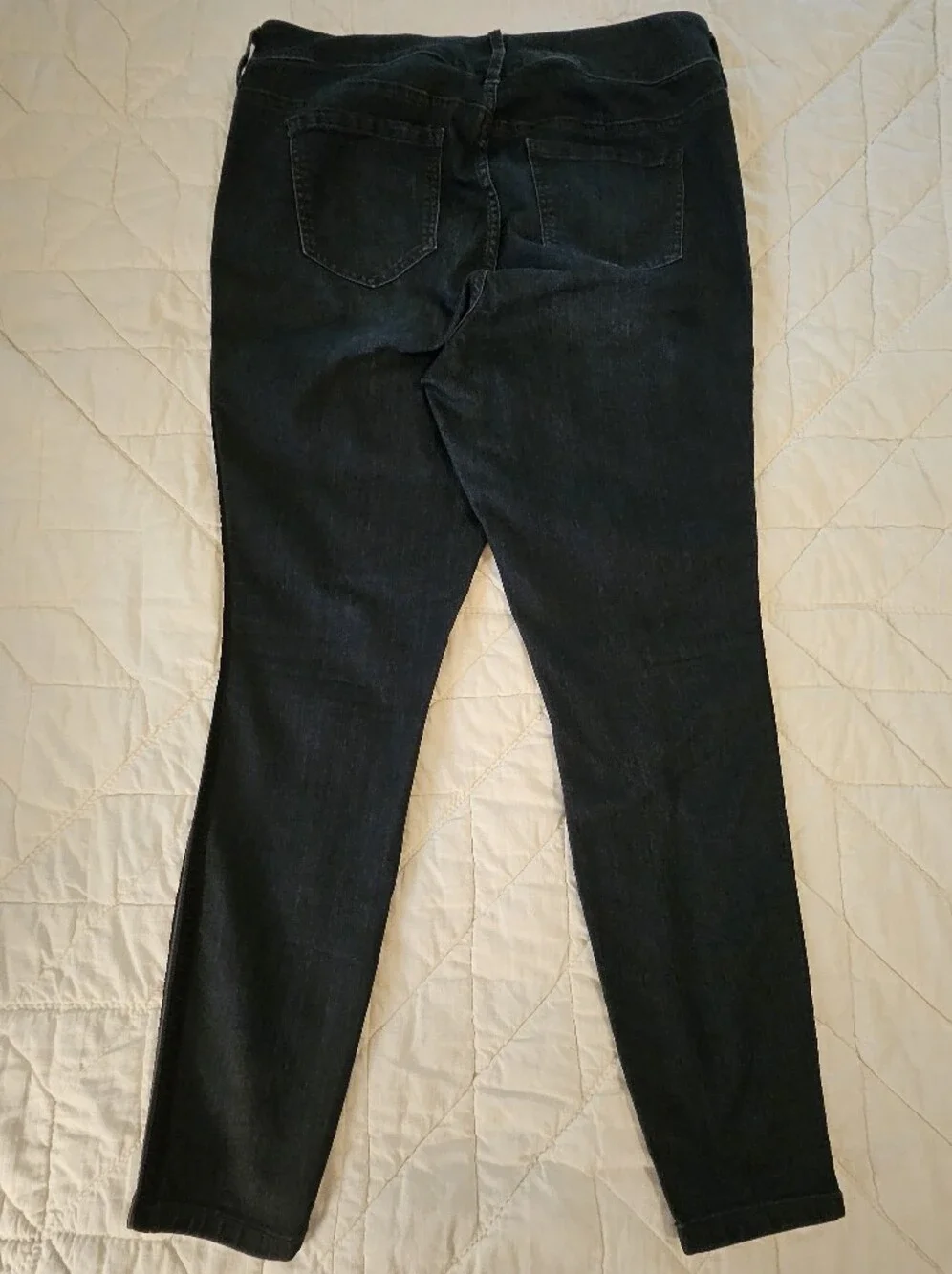 Torrid -Tall Jegging -3 Button- Dark Indigo w/Black Tuxedo Stripes - Size 16 T - Picture 3 of 11